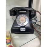 A VINTAGE GPO NO 164 BAKELITE TELEPHONE