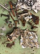 THE DOUG CUTHBERTSON COLLECTION- AIRCRAFT WRECKAGE. CRASH RECOVERED PARTS FROM UNKNOWN AIRCRAFT.