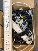 A QTY OF VARIOUS SOCKETS AND CABELING FOR SPARES