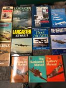 THE DOUG CUTHBERTSON COLLECTION- BOOKS. A COLLECTION OF AVIATION AND MILITARY REFERENCE BOOKS