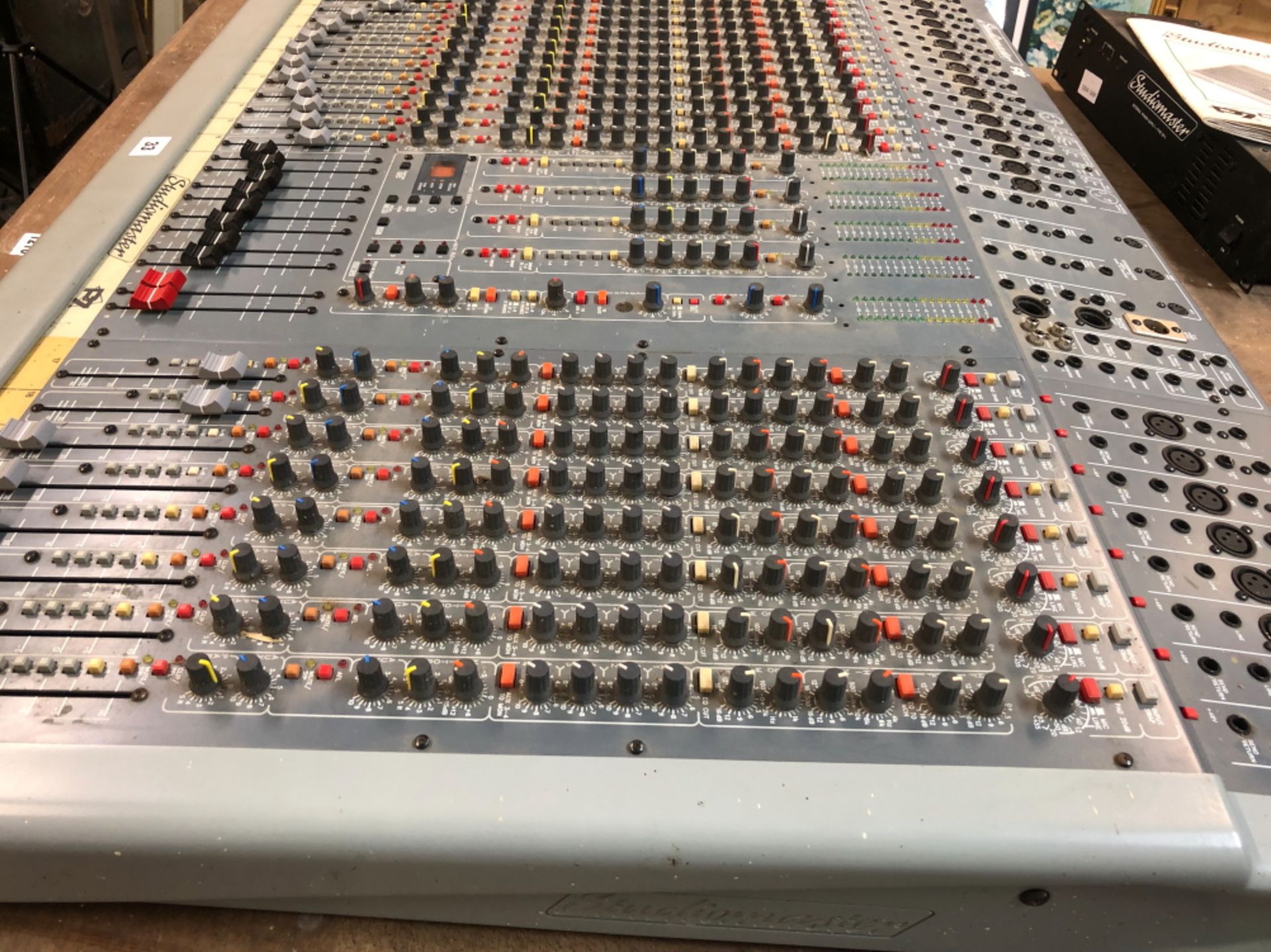 A STUDIO MASTER P7 MULTITRACK MIXING CONSOLE WITH MANUAL AND EXTERNAL POWER SUPPLY UNIT - Image 7 of 17
