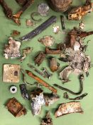 THE DOUG CUTHBERTSON COLLECTION- AIRCRAFT WRECKAGE. CRASH RECOVERED PARTS FROM UNKNOWN AIRCRAFT.