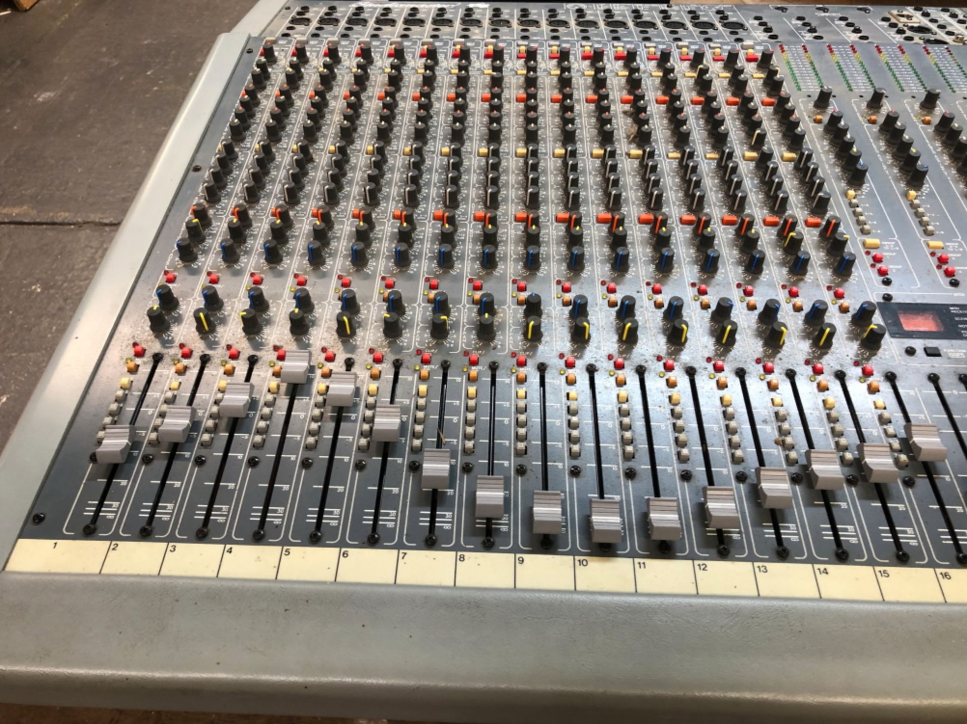 A STUDIO MASTER P7 MULTITRACK MIXING CONSOLE WITH MANUAL AND EXTERNAL POWER SUPPLY UNIT - Image 3 of 17