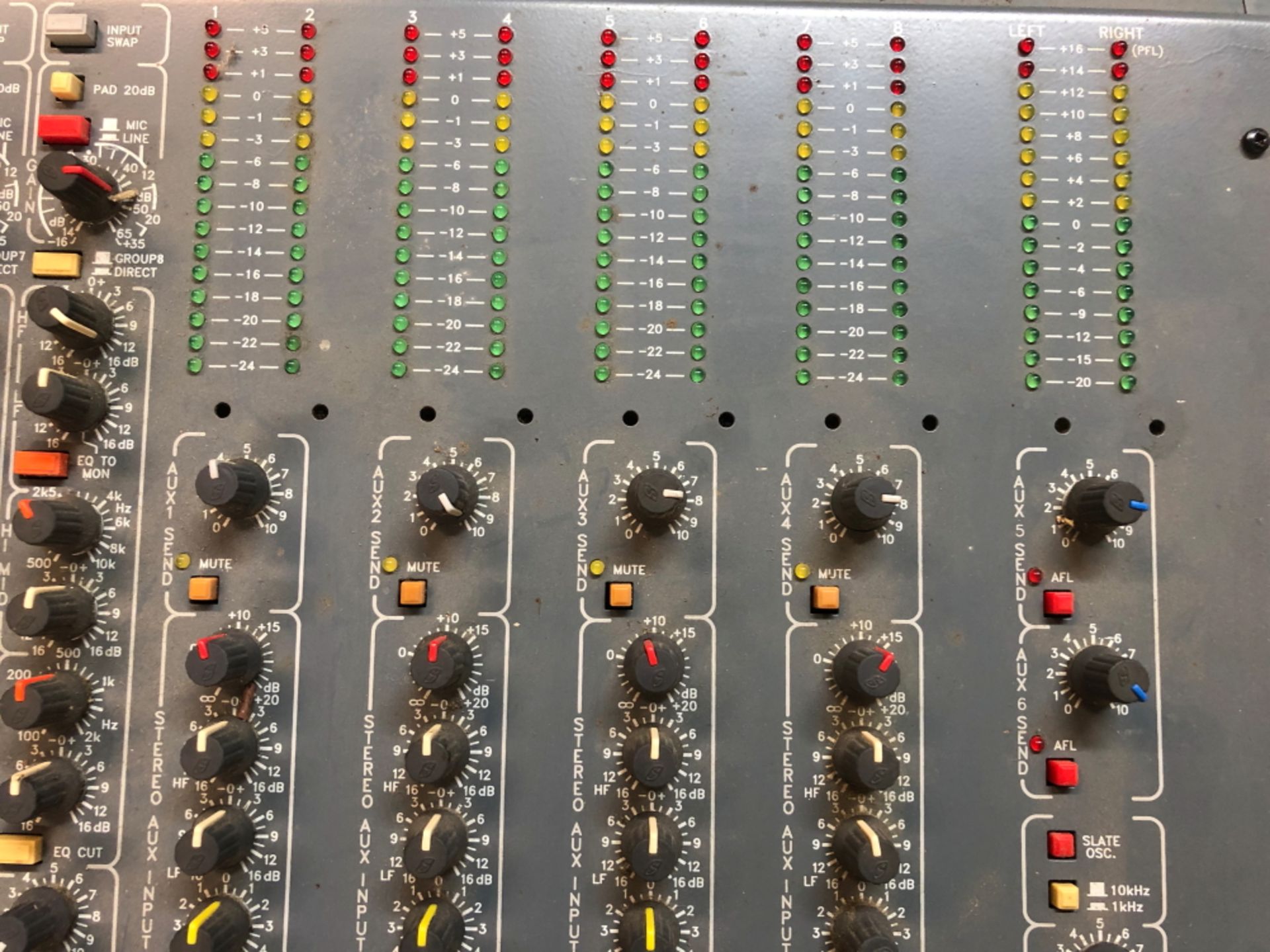 A STUDIO MASTER P7 MULTITRACK MIXING CONSOLE WITH MANUAL AND EXTERNAL POWER SUPPLY UNIT - Image 5 of 17