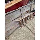 A RUSTIC PANEL AND SCULLERY STEPS