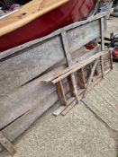 A RUSTIC PANEL AND SCULLERY STEPS