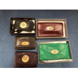 FIVE MULBERRY PURSES ONE WITH A SHOULDER STRAP
