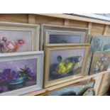 VARIOUS OIL PAINTINGS INCLUDING STILL LIFES ETC, SIGNED KLEM.