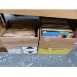 A QUANTITY OF RECORD ALBUMS AND 78rpm RECORDS.