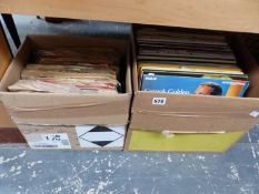 A QUANTITY OF RECORD ALBUMS AND 78rpm RECORDS.