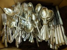 A QUANTITY OF ANEDA COMMUNITY CUTLERY ETC