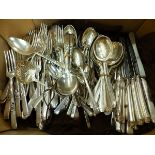 A QUANTITY OF ANEDA COMMUNITY CUTLERY ETC