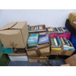 BOOKS: A LARGE QUANTITY TO INCLUDE HISTORIES, NOVELS AND CAR MAINTENANCE
