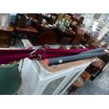 TWO HARDY BROTHERS SOVEREIGN CARBON FIBRE FISHING RODS, 8ft AND 9ft.
