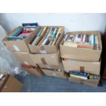 A QUANTITY OF VARIOUS BOOKS, PRINCIPALLY NOVELS.