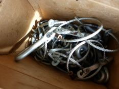 A LARGE QUANTITY OF UNUSED VINTAGE NAUTICAL CLASPS, IN CLEAVELAND OHIO BOXES.