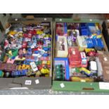 A COLLECTION OF DIE CAST TOYS BY CORGI AND OTHERS, A FEW BOXED
