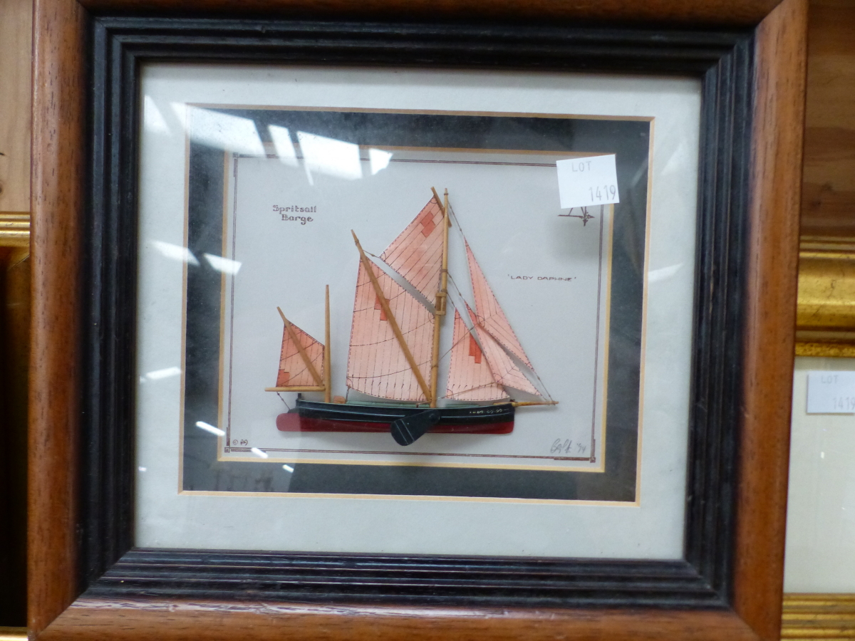 A LARGE COLLECTION OF GILT FRAMED AND OTHER FURNISHING PRINTS ETC. - Bild 5 aus 15