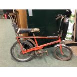 A VINTAGE RALEIGH CHOPPER BICYCLE