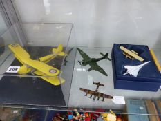 FIVE DIE CAST MODEL PLANES