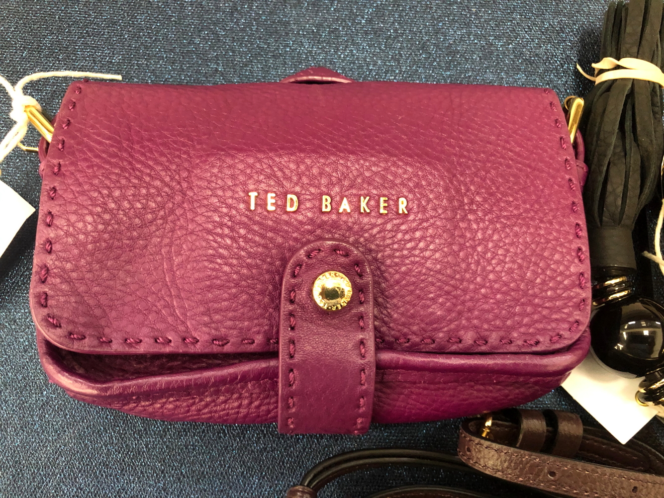 A COACH CROSS BODY POUCH BAG, TOGETHER WITH A TED BAKER BAG AND A KATE SPADE CLUTCH, ALL WITH DUST - Image 2 of 5