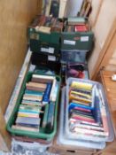 AN EXTENSIVE COLLECTION OF VARIOUS BOOKS.