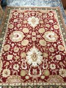 INDIAN RUG OF ZEIGLER DESIGN 210 x 154cms