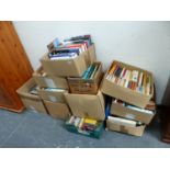 A LARGE QUANTITY OF REFERENCE AND OTHER BOOKS.