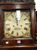 COOPER, SON & CO., WORCESTER, AN OAK LONG CASED CLOCK WITH THE SQUARE DIAL PAINTED WITH BRIDGES