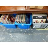 A LARGE COLLECTION OF LP RECORDS, EASY LISTENING AND CLASSICAL.