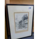 THREE VINTAGE ETCHINGS.