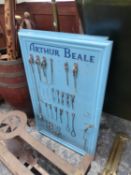 TWO ARTHUR BEALE CHANDLERS ADVERTISING DISPLAY BOARDS.