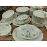 A ROSENTHAL WATER LILY PATTERN PART DINNER SERVICE