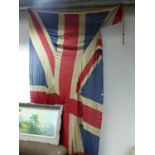 A LARGE BRITISH UNION FLAG.