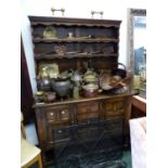 A LARGE COLLECTION OF VICTORIAN AND EARLY 20th C. COPPER AND BRASS, FIRESIDE IMPLEMENTS ETC.