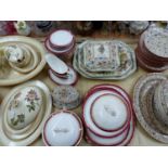 WEDGWOOD, SPODE AND AYNSLEY DINNER WARES.