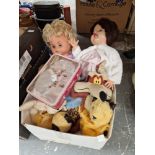 TEDDY BEARS, DOLLS AND TOYS