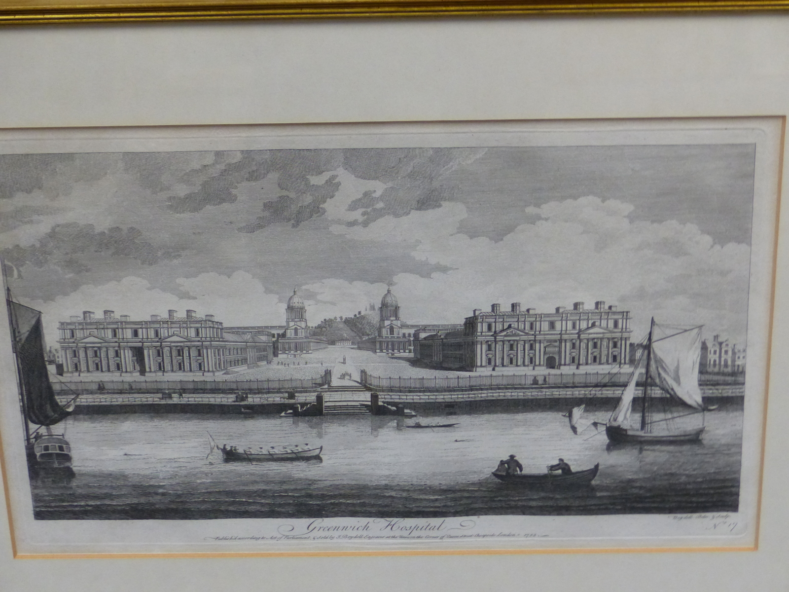 A COLLECTION OF ANTIQUE LANDSCAPE PRINTS, VIEWS OF LONDON, THE RIVER THAMES ETC SIZES VARY - Image 3 of 14