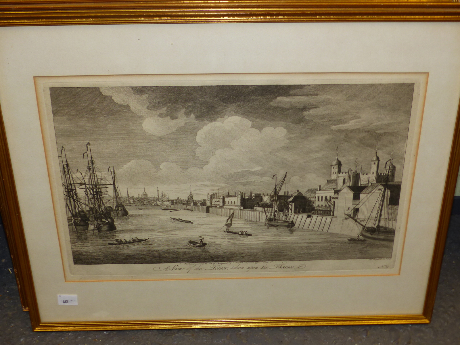 A COLLECTION OF ANTIQUE LANDSCAPE PRINTS, VIEWS OF LONDON, THE RIVER THAMES ETC SIZES VARY - Image 5 of 14
