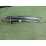 A JAPANESE MODEL 1897 PATTERN OR ARISAKA BAYONET, STAMPED WITH THE JINSEN RIKUGUN ZOHEISHO (?)