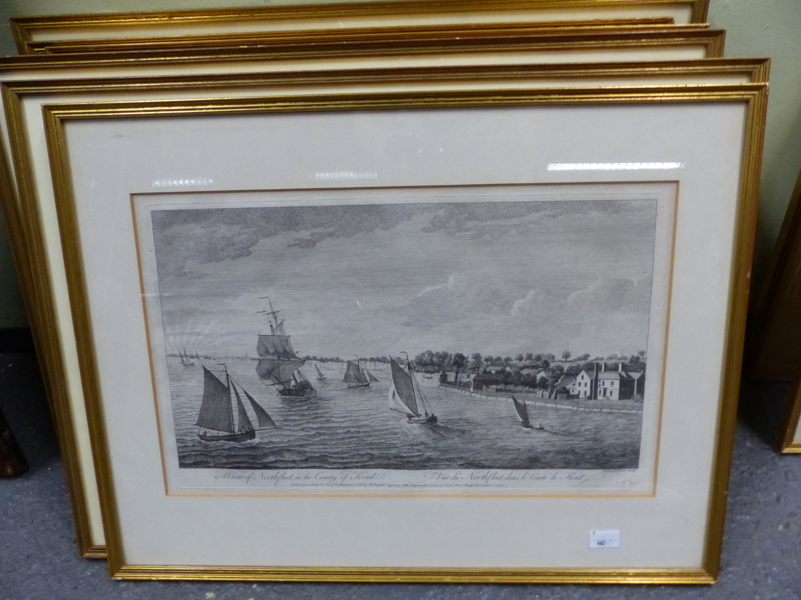 A COLLECTION OF ANTIQUE LANDSCAPE PRINTS, VIEWS OF LONDON, THE RIVER THAMES ETC SIZES VARY - Image 10 of 14