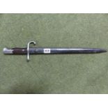 AN ARGENTINIAN MODEL 1909 MAUSER BAYONET, BY WEYERSBERG & KIRSCHBAUM & CO, SOLINGEN, CONTAINED IN