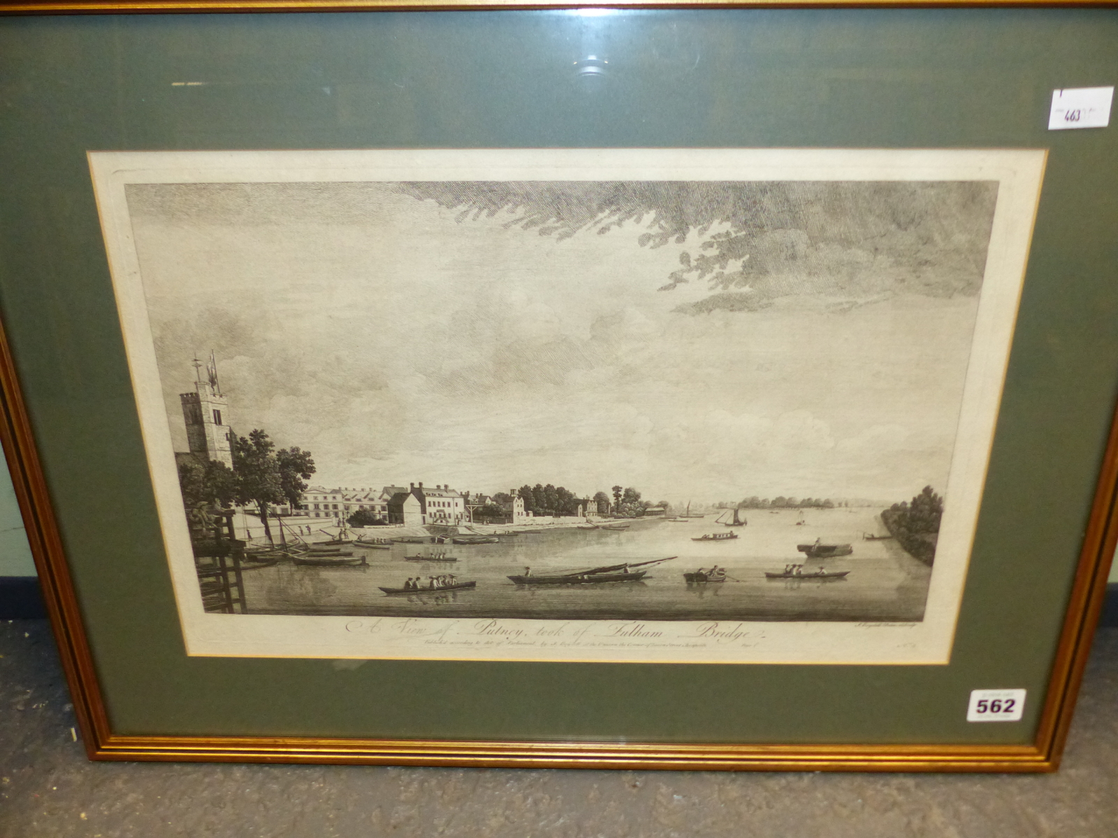 A COLLECTION OF ANTIQUE LANDSCAPE PRINTS, VIEWS OF LONDON, THE RIVER THAMES ETC SIZES VARY - Image 2 of 14