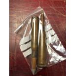 SECTION 1 COLLECTORS AMMUNITION- .5 BROWNING, 2 ROUNDS.