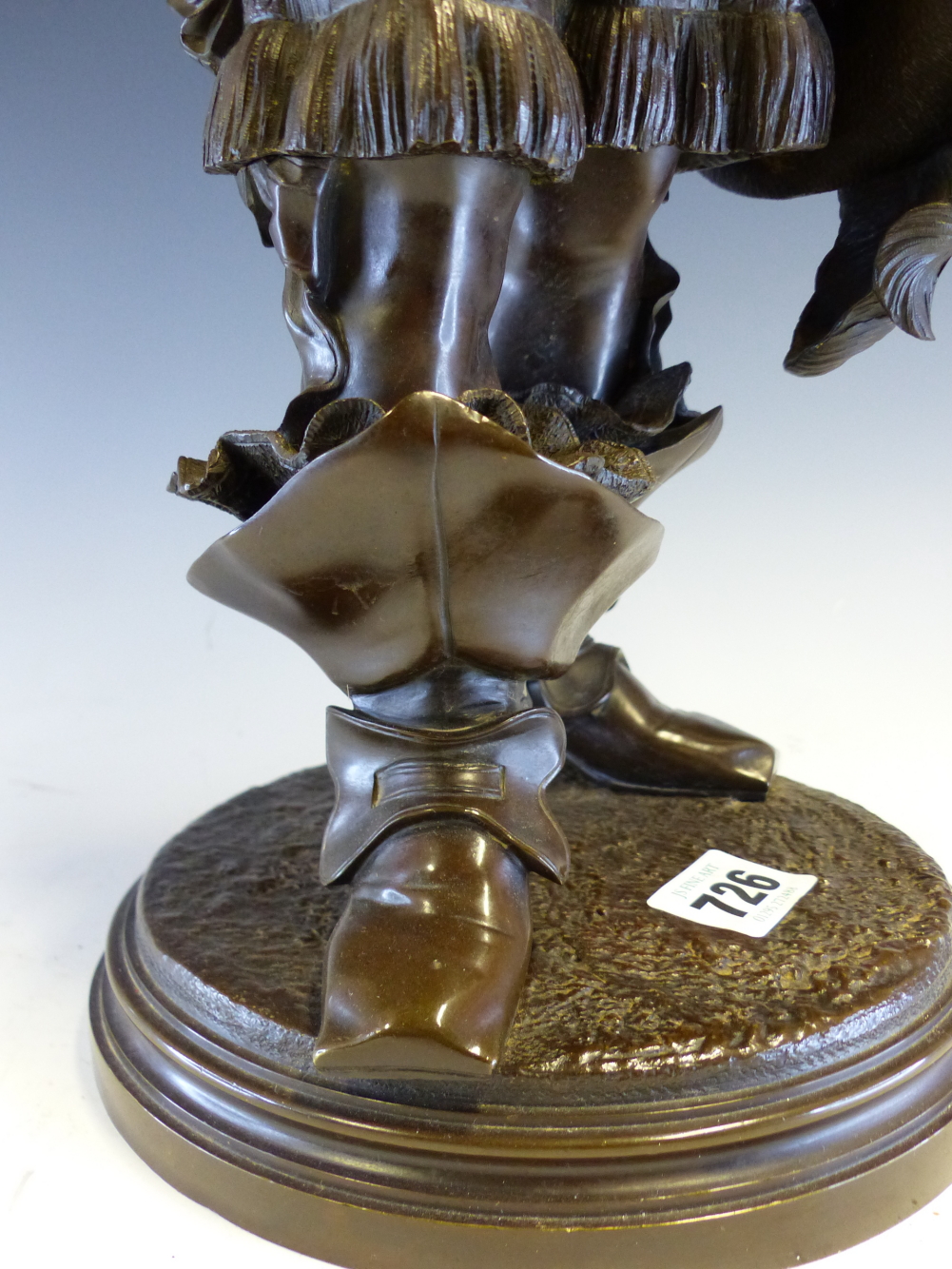 A MID VICTORIAN PARIAN BUST OF THE CLYTIE ON A SOCLE FOOT. H 29cms. - Image 16 of 24