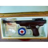 AIR PISTOL- AN ORIGINAL MODEL 5 .22 BREAK BARREL AIR PISTOL SERIAL NUMBER ( D470?)