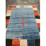 A CONTEMPORARY ORIENTAL TRIBAL CARPET. 285 x 226cms