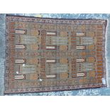 A BELOUCH TRIBAL RUG. 133 x 90cms