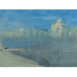 ALBERT GOODWIN (1845-1932 ) THE MOSQUE ON THE CITADEL, CAIRO, SIGNED AND DATED 1909, WATERCOLOUR. 26