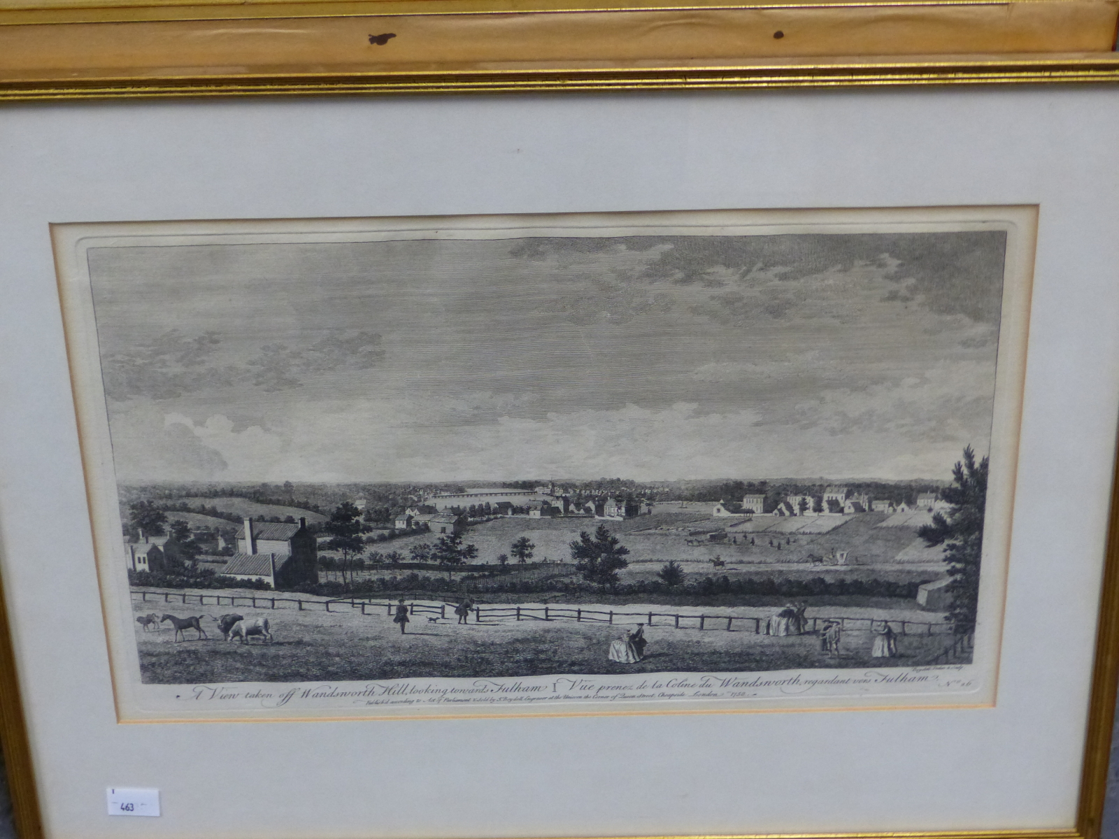 A COLLECTION OF ANTIQUE LANDSCAPE PRINTS, VIEWS OF LONDON, THE RIVER THAMES ETC SIZES VARY - Image 12 of 14